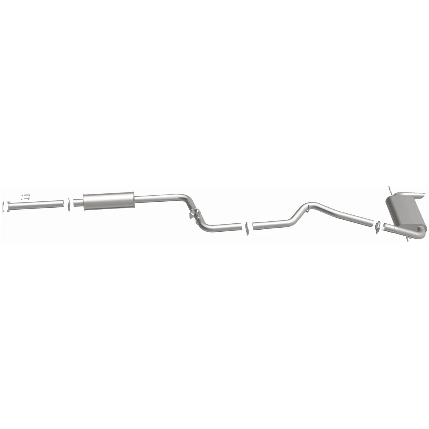 2012-2017 Ford Focus Direct-Fit Replacement Exhaust System 106-0583